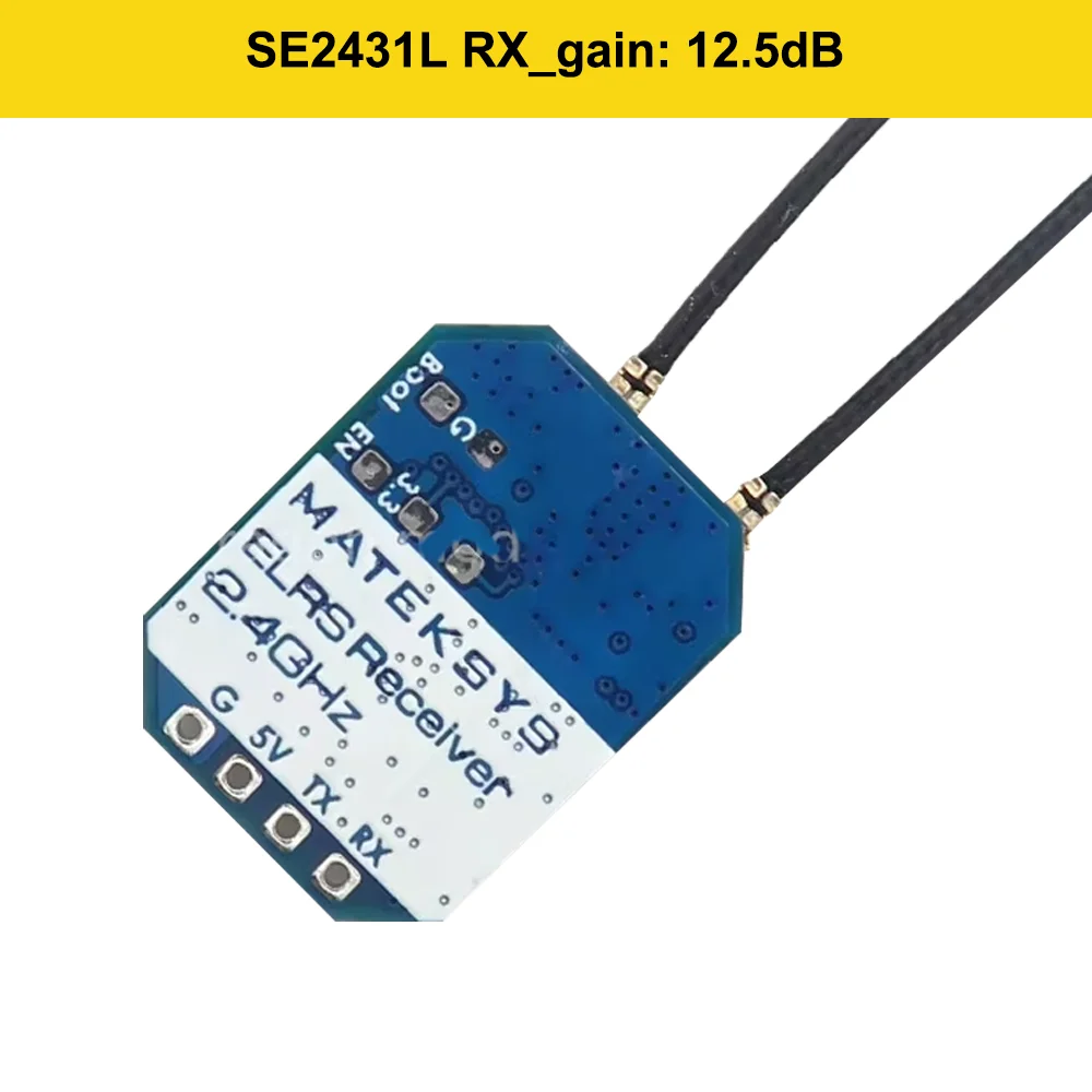 Achetez le récepteur ELRS R24-D 2.4GHz avec diversité d'antennes pour drone FPV, emballage d'origine