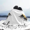 Closed Eyes Lashes Blanket Fleece Spring/Autumn Cartoon Beauty Eyelash Portable Soft Throw Blankets for Bedding Car Quilt 4