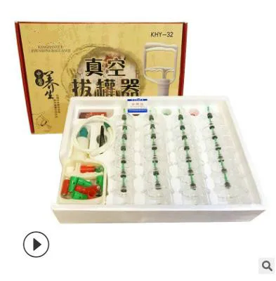32 pieces of Chinese vacuum cupping therapy relaxation massager