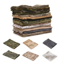 Tactical Scarf Outdoor Camouflage Mesh Net Scarves Camo Scarves Sport Sniper Face Veil Wargame Camping Hunting Cycling 1