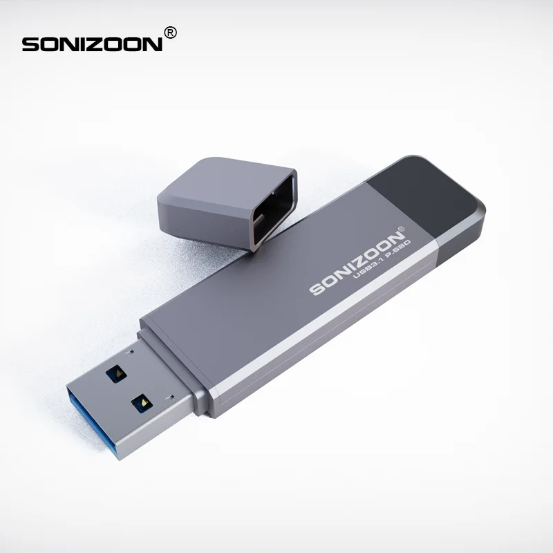 Sonizoon Pssd Usb3.1 128 256gb 512gb Portátil Unidade Flash de Estado Sólido Usb Usb Usb Usb Externo Caneta Drive Windows para ir