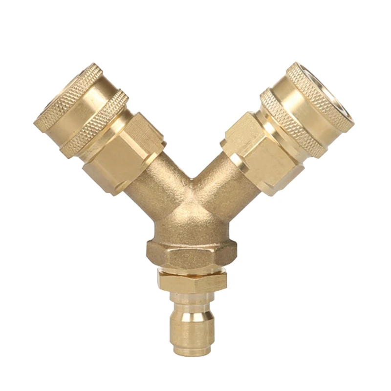 

Promotion! Tee Spliter Adapter With 3/8 Inch Quick Release Connector For High Pressure Washer