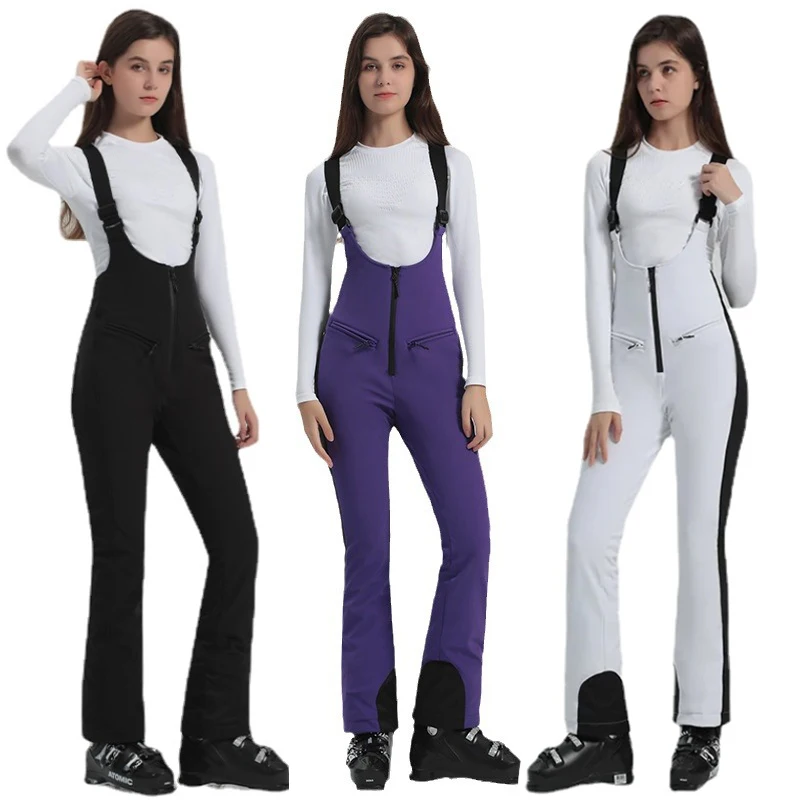 Salopette Pantaloni Sci Donna Taglie Forti Tuta Per Sciare Donna