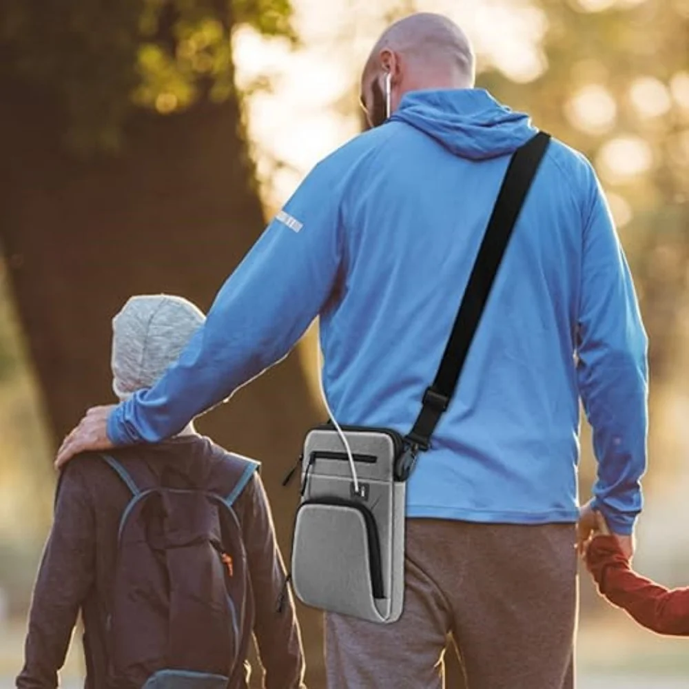 Enhanced Shoulder Bag for Tablets – Protective Sleeve with Adjustable Strap for Work & College