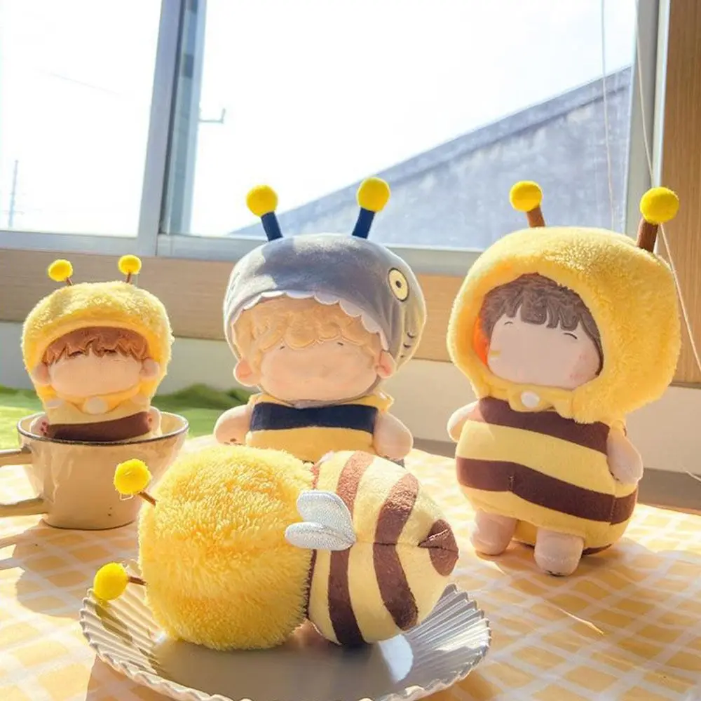 10cm/15cm/20cm/40cm Doll Clothes Multicolor Replacement Outfit Cartoon Bee Jumpsuit Playing House Doll Accessories