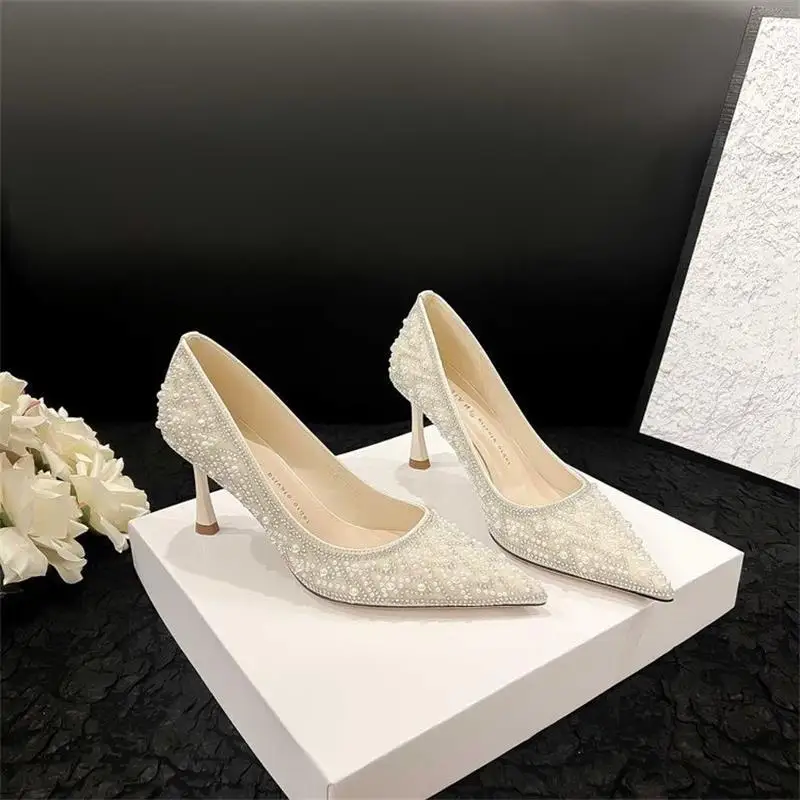 Women's High Heels Stiletto Heels Sequins Rhinestone Decoration Fashion Women's Dress Party Shoes 2026