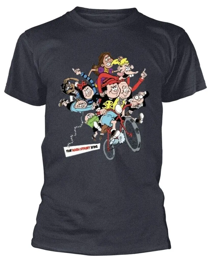 Beano Bash Street Kids 'Group' (Grigio Melange) T-Shirt-Nuova E Ufficiale!