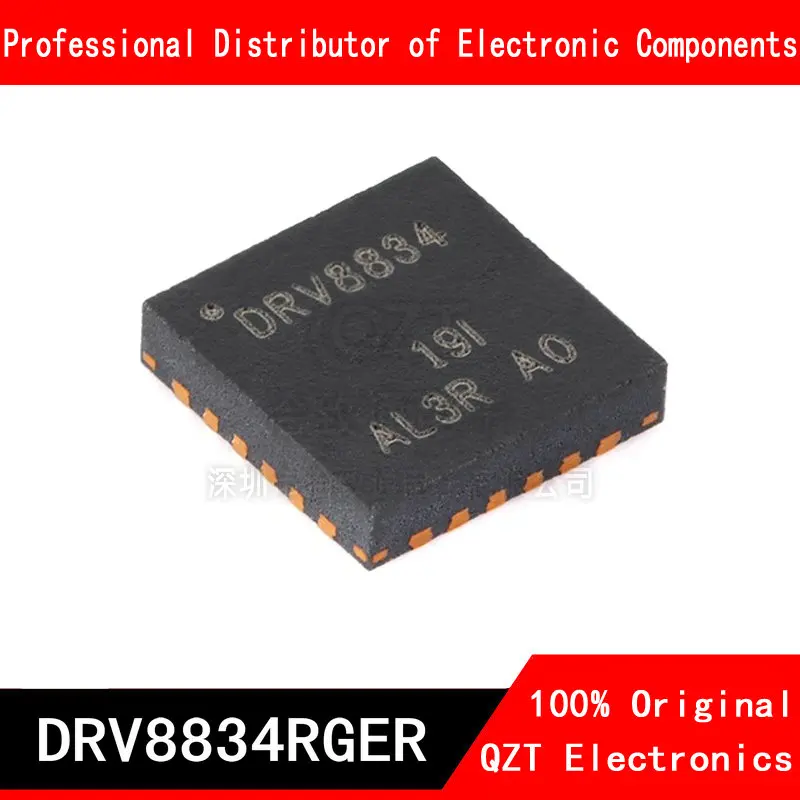 10pcs/lot DRV8834RGER VQFN DRV8834 DRV8834R DRV8834RG DRV8834RGE VQFN-24 new original In Stock brand new original electronics ptn3361bbs ptn3361 vqfn 48 integrated circuit