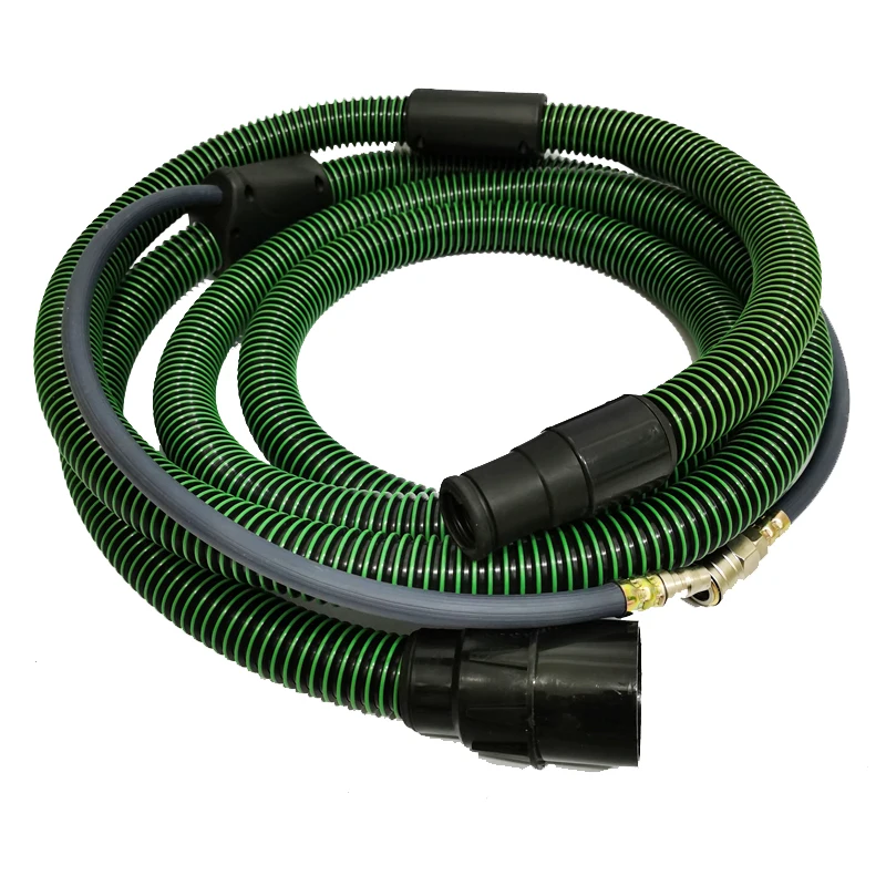 Suitable For MIRKA Pneumatic Grinder Two-In-One Dust Collecting Hose Dry  Central Vacuum Cleaner Electric Plastic Pipe 5.5M Long