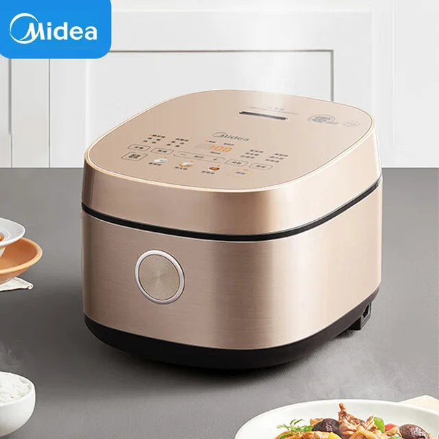 Midea-Cuisinières à riz haute capacité intégrées multifonctionnelles, cuiseur électrique, cuiseur à riz, maison, soupe, 2 à 8 personnes, 4L 1
