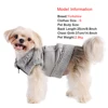 Pet Dog Clothes Winter Warm Coat Jacket For Small Medium Dogs Cat Puppy Fleece Vest With D-ring Chihuahua Pug Sweater Costume 3