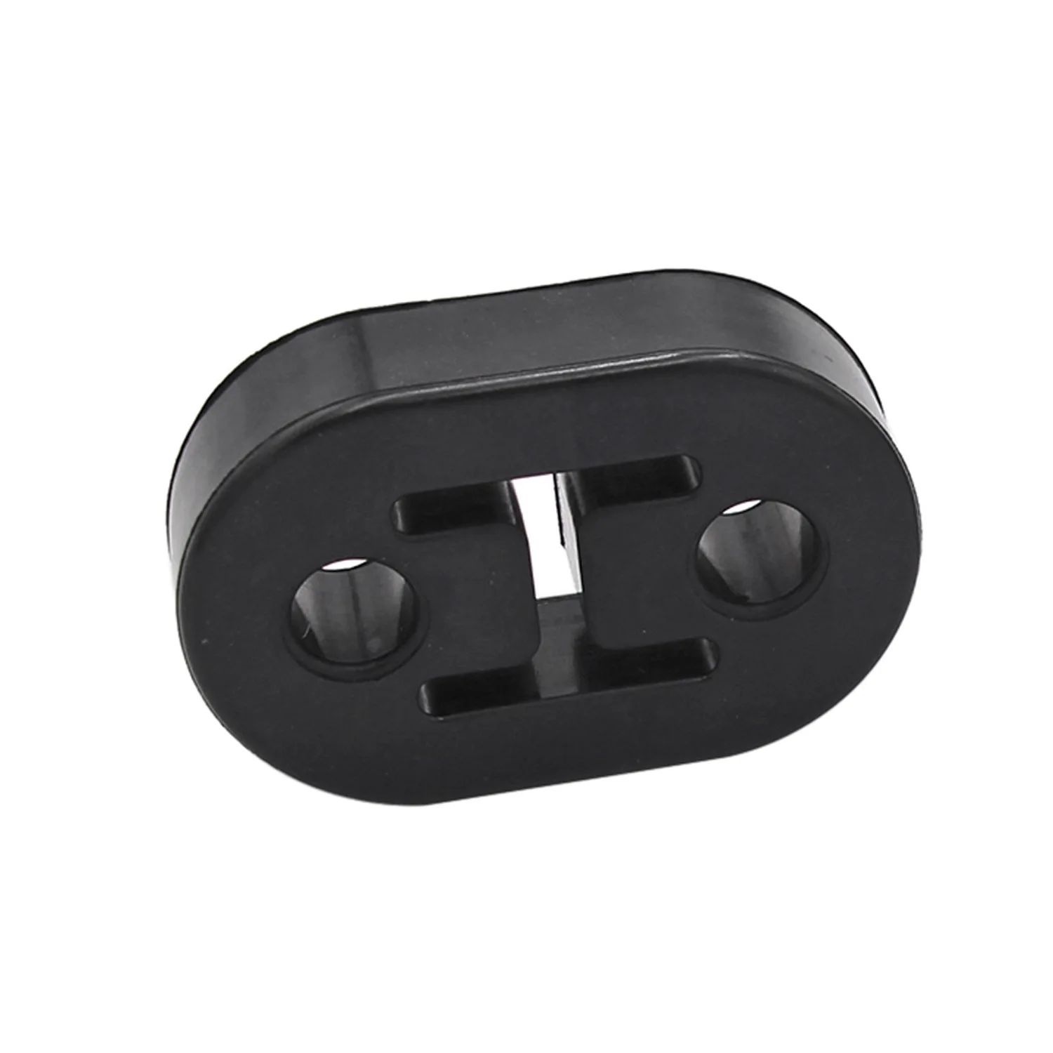 Exhaust Pipe Hanger Exhaust Rubber Bracket 1Pc Universal 2 Holes Red Black Car Rubber Exhaust Tail Pipe Mount Brackets Hanger Ring Muffler Insulator Car Accessories