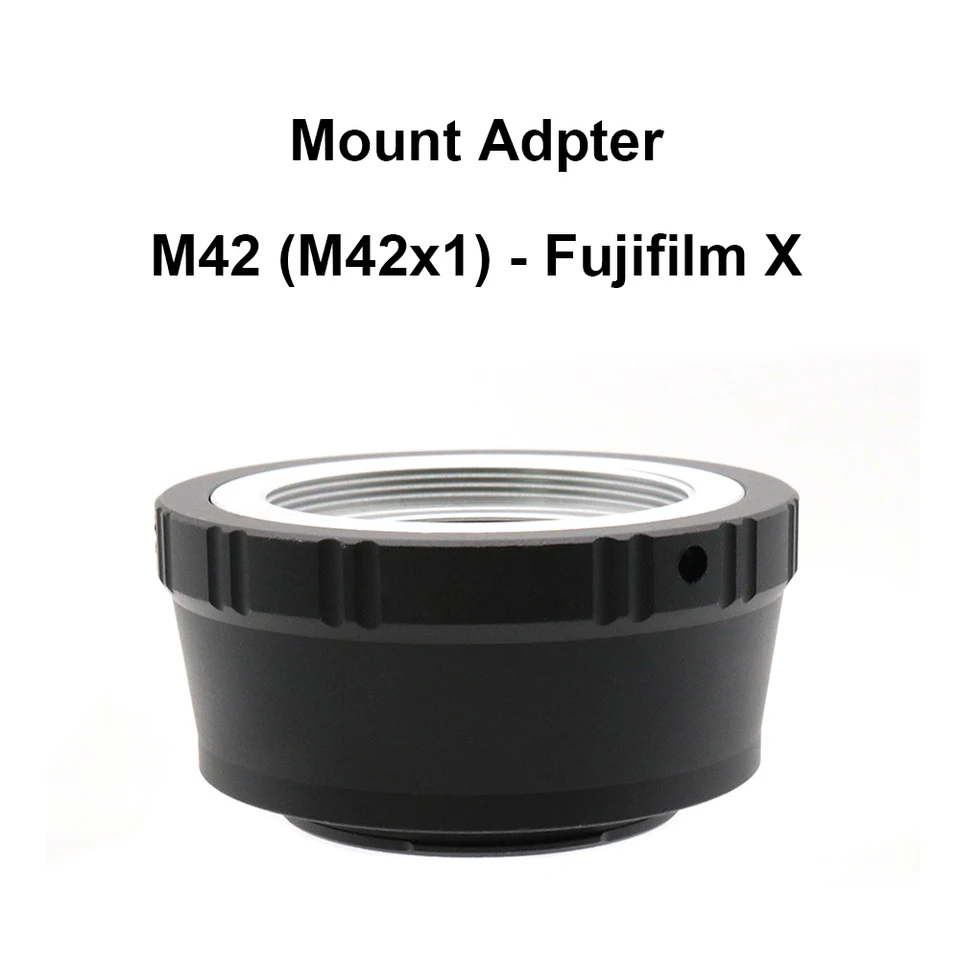 M42-FXためM42 (M42x1) レンズ-富士フイルムxマウントアダプターリング