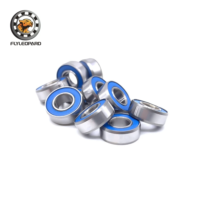 Stainless Steel High Precision Small Ball Bearing with ZZ Shield and 2RS Rubber Seal (5x11x4) - Available in Packs of 5, 10, or 20