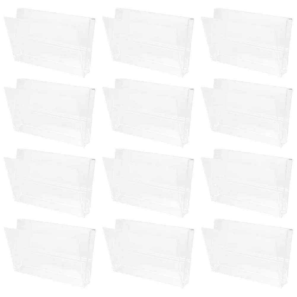 12Pcs 카세트 보관 상자 레트로 클리어 카세트 테이프 홀더 플라스틱 주최자 컴팩트 음악 테이프 보관 케이스 노트 홀더