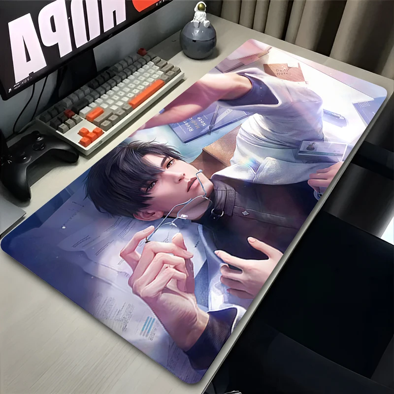 Mouse Pad Love And Deepspace Zayne Desk Mouse Mat Laptop Gamer Anime HD Print Mousepad PC Gaming Accessories Table Keyboard Pad 2
