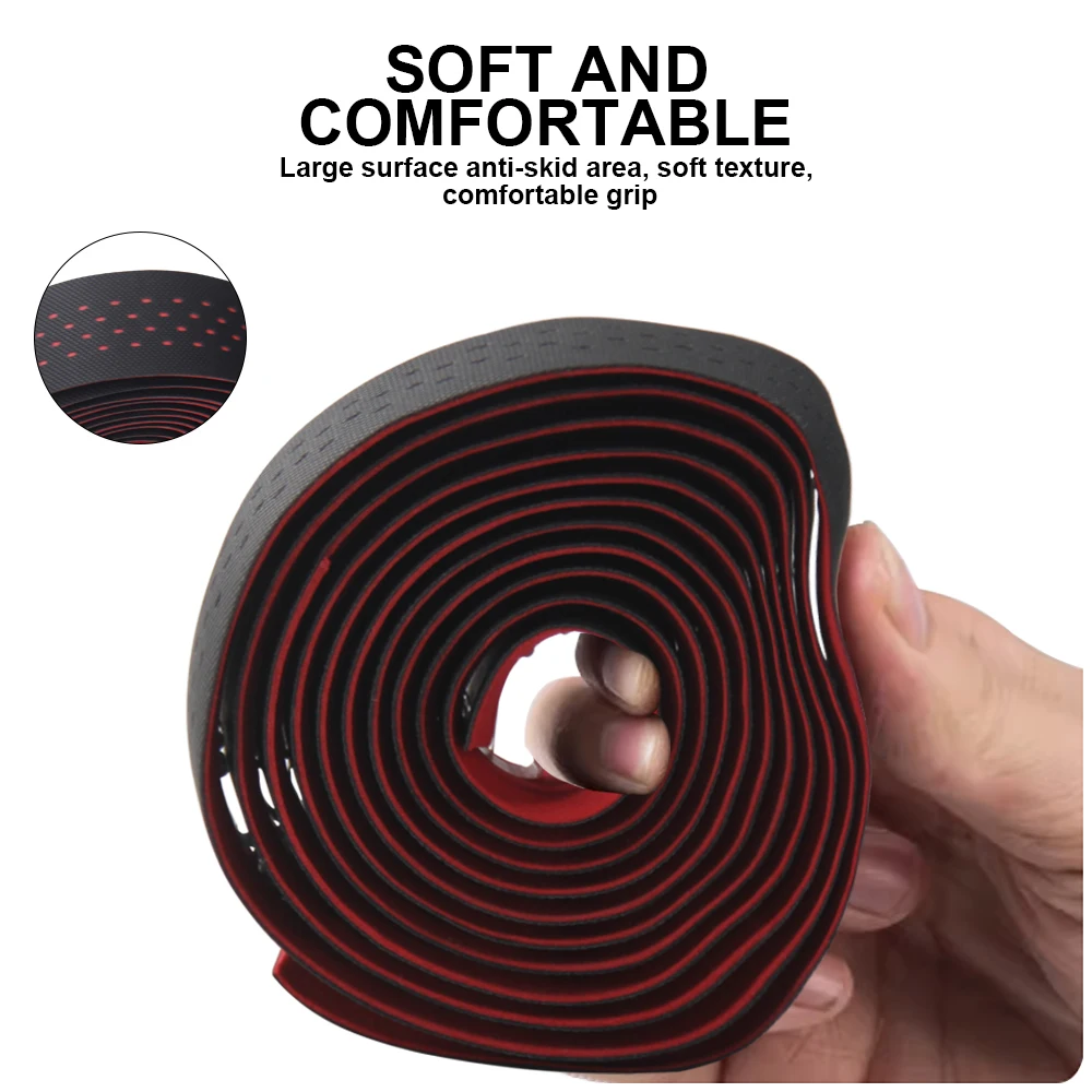 RXL SL Bicycle handlebar strap, non slip, wear-resistant, waterproof, and sweat absorbing， Honeycomb Design Bic Bike Accessories