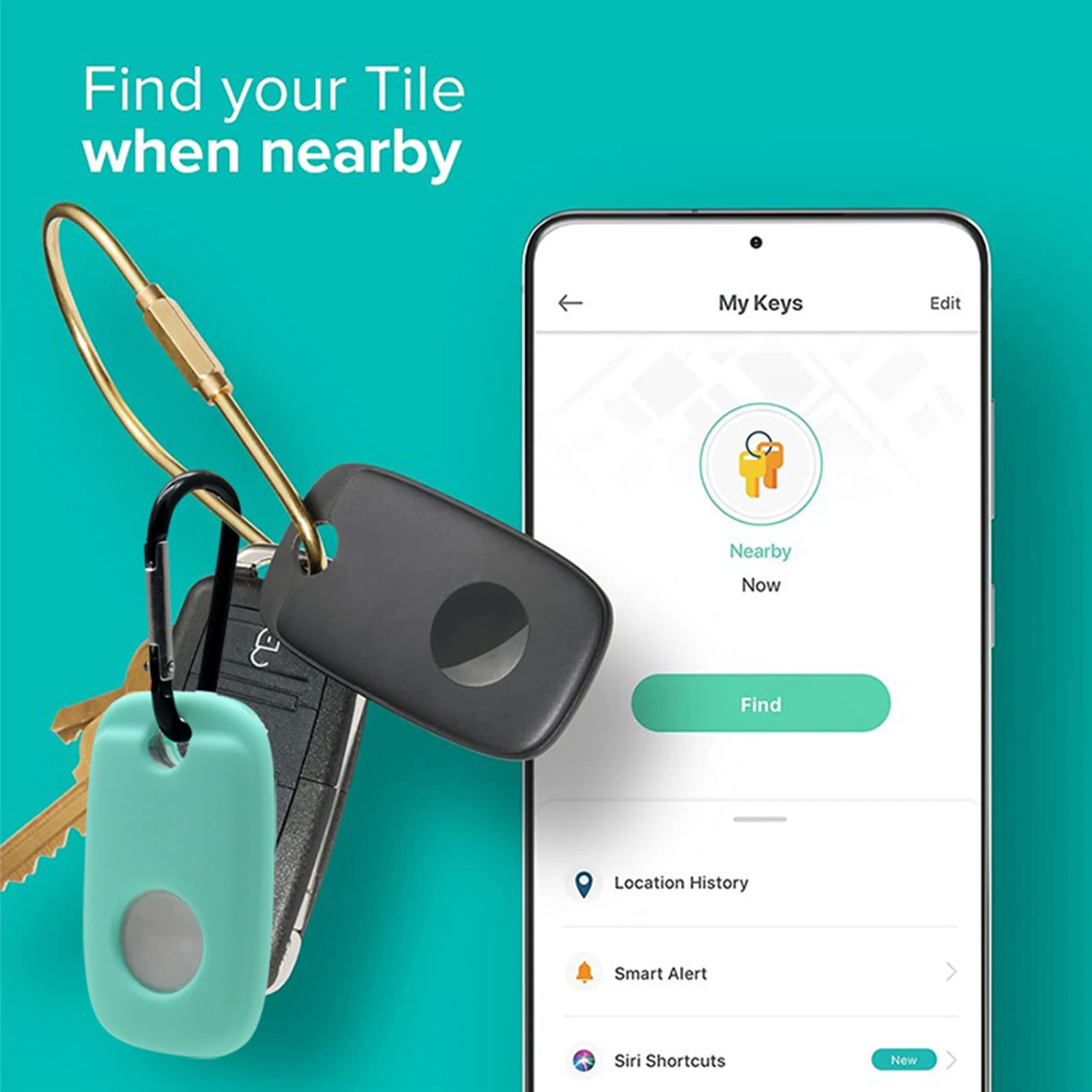 2PCS Tile Pro () Smart Tracker Key Finder Case Storage Anti-Lost Blutooth Scratch Proof Silicone Case Key Finder Protective