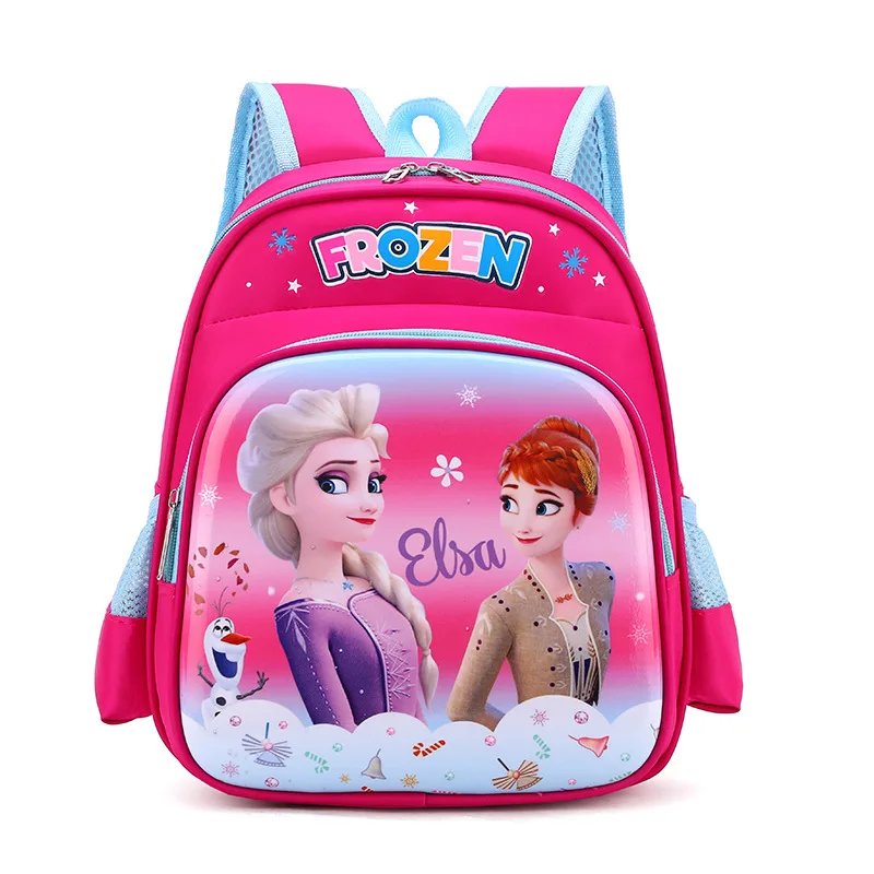 Disney Frozen Kindergarten Backpack For Boys Girls Spider Man Primary Student Shoulder Orthopedic Bag Age 3-8 Kids Gifts Mochila