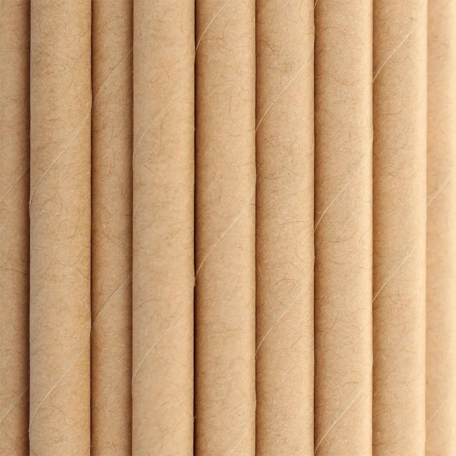 100Pc Kraft Paper Straws Eco Friendly Vintage Wedding Celebration Classmate Birthday Party Decoration Event Get Together Supplie