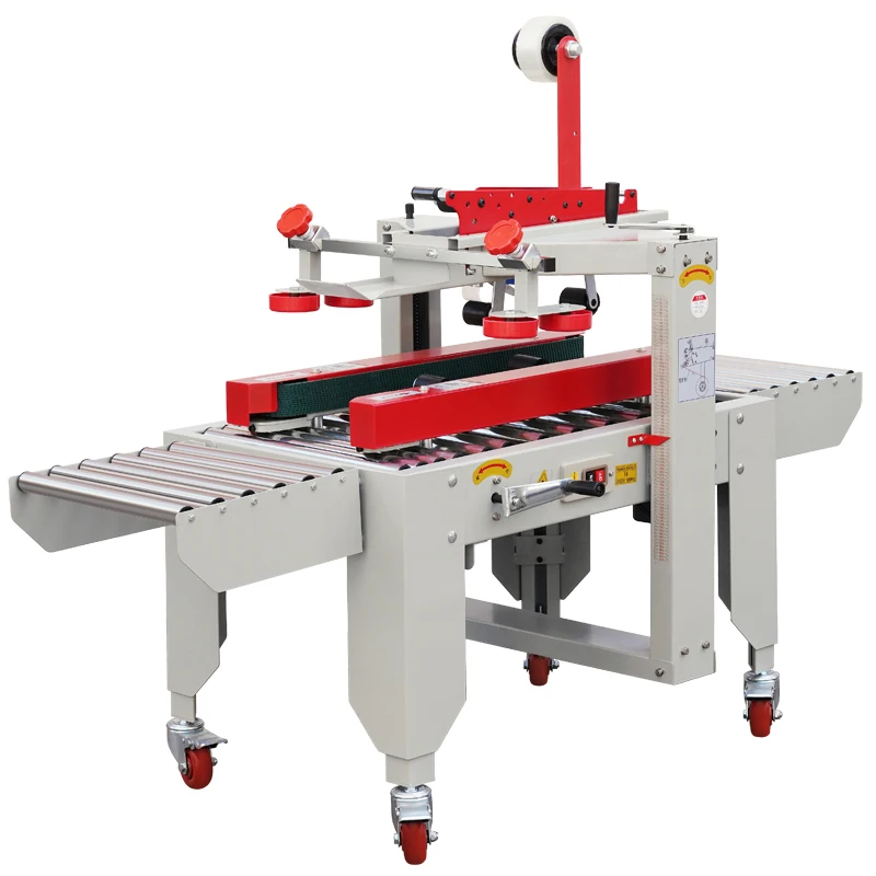 Semi Auto Up-Bottom Driving Nastro Adesivo Scatola Di Cartone Sigillatrice Per Imballaggio/Reggiatrice Per Imballaggio In Scatola