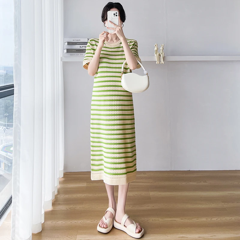 Рисунок 4 - Летнее платье для беременных с коротким рукавом