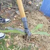 Stand Up Weed Puller Tool 4-Claw Heavy-Duty Steel Weed Remover Tool with Long Handle Detachable Weeding Artifact 3