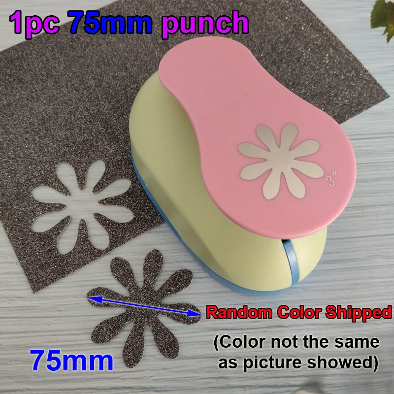 1pc Daisy Shaped Craft Hole Punch Scrapbooking School DIY Flower Paper Cutter EVA Foam Petal Greeting Card Festival Punching