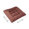 Square Chair Soft Pad Thicker Seat Cushion For Dining Patio Home Office Indoor Outdoor Garden Sofa Buttocks Cushion With Strap 6