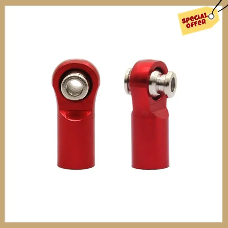 Climbing Car For TRX4 SCX10 M4 1:10Metal Trolley Ball Buckle Climbing Car Adopts Tie Rod To Connect Metal Ball Head Red Parts