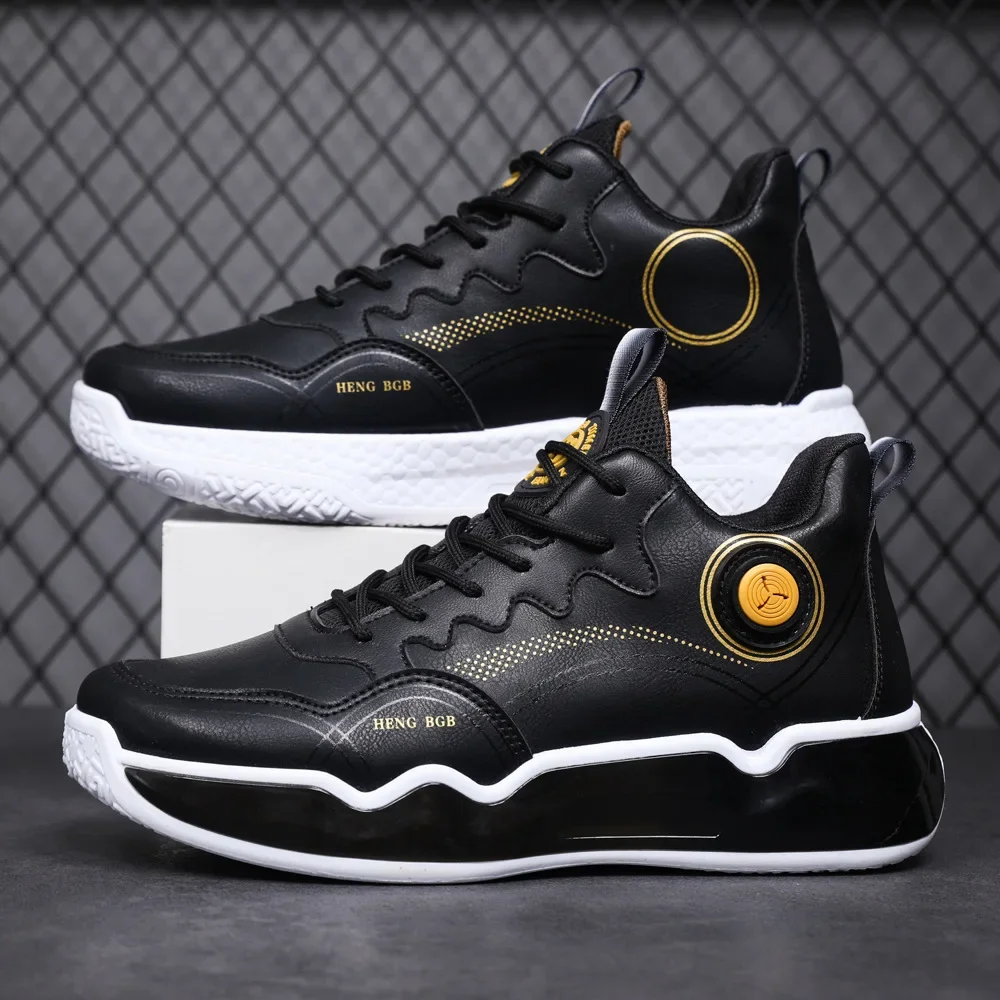 New Men's Vulcanzed Shoes Outdoor Platform Sneakers for Men Wear Resistant Quality Casual Shoes Male Breathable Sport Shoes 2