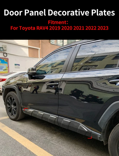 Rav4 2019 - 2023 サイドプレートプロテクター サイドガーニッシュ Rav4 2019 - 2023 サイドプレートプロテクター サイドガーニッシュ