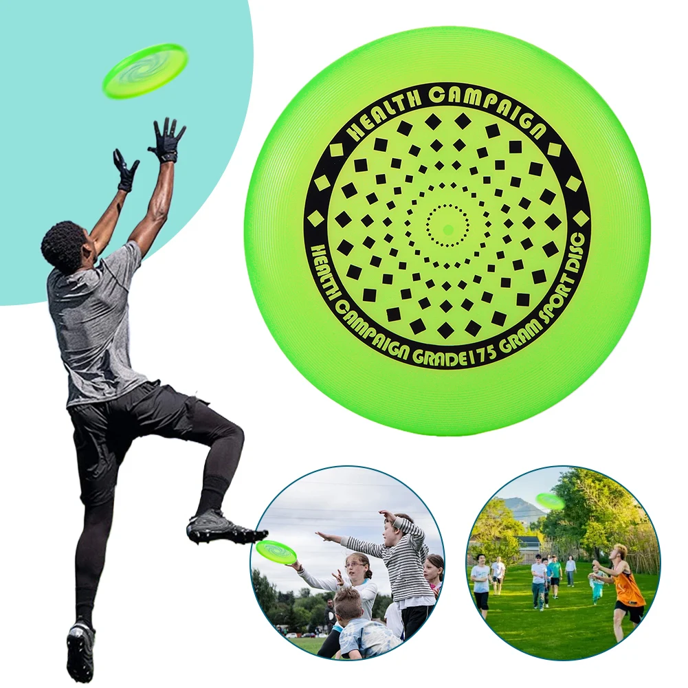 Fluorescence Flying Discs 175g Glow in Dark Ultimate Discs Swivel Flying Outdoor Sports Beach Camping Game