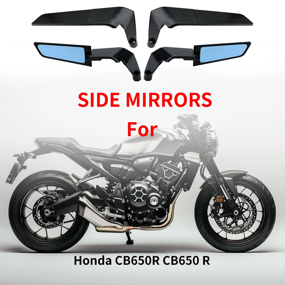 혼다 CB650R CB650 R 오토바이 미러, 스텔스 윙렛, 회전 조절 가능 미러