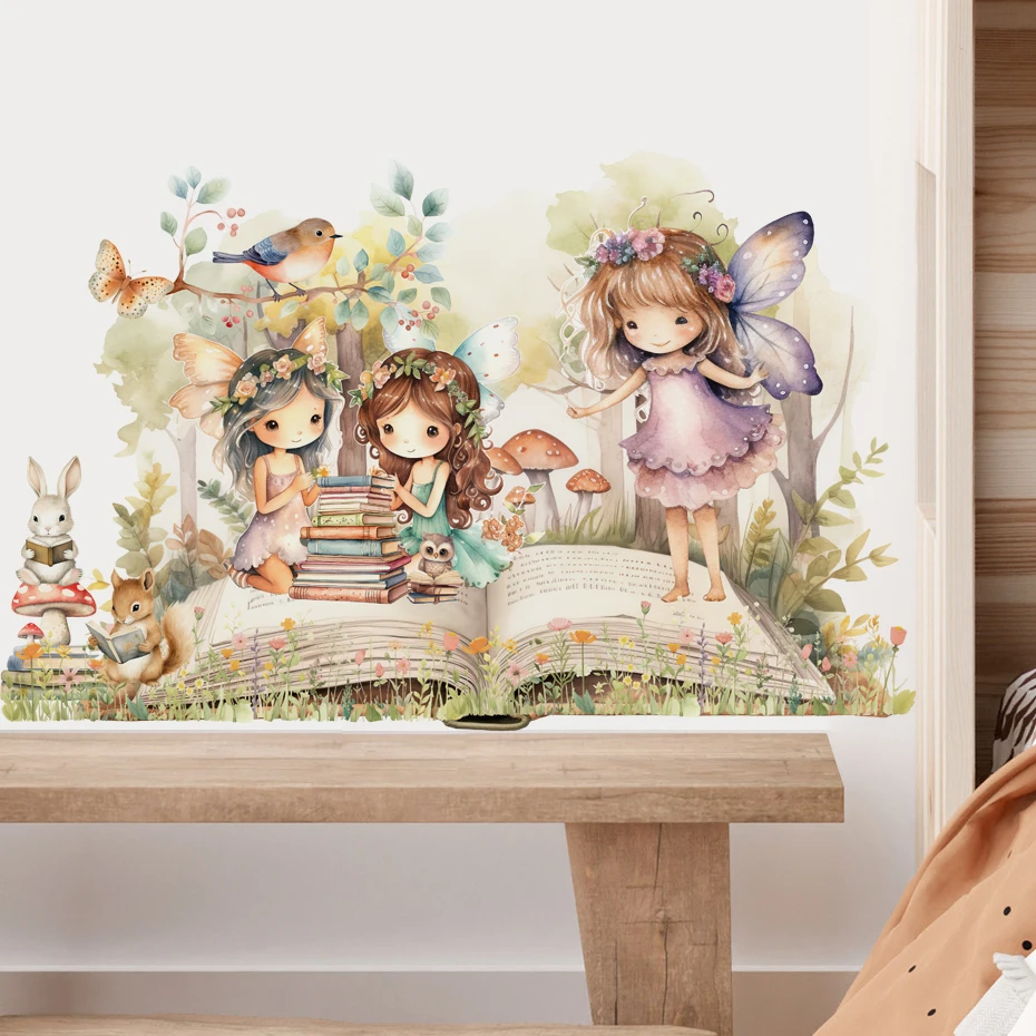 Fairy Reading Wall Sticker 1