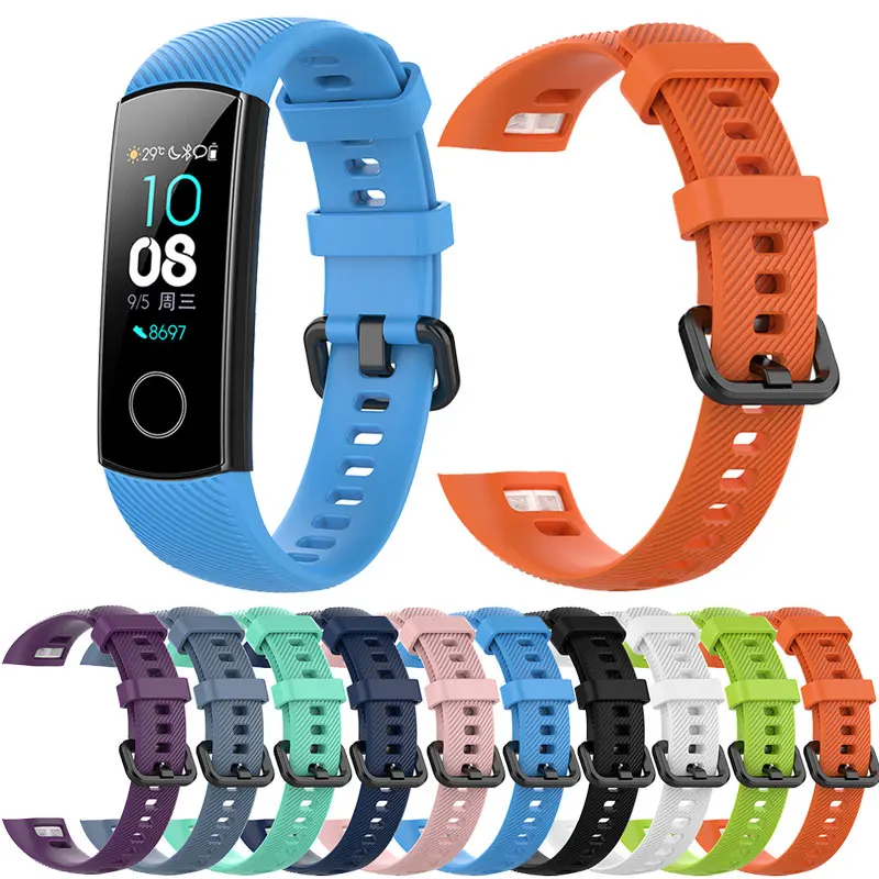 

Silicone Watch Strap For OPPO Band 5 WristBand Bracelet For OPPO Band 4 Replacement Belt Watchband Sports Smart Watch Accessory