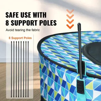 44'' Portable Foldable Pet Playpen - Waterproof for indoor /Outdoor Dog Crate with Removable Zipper for Dogs, Cats & Puppies 2