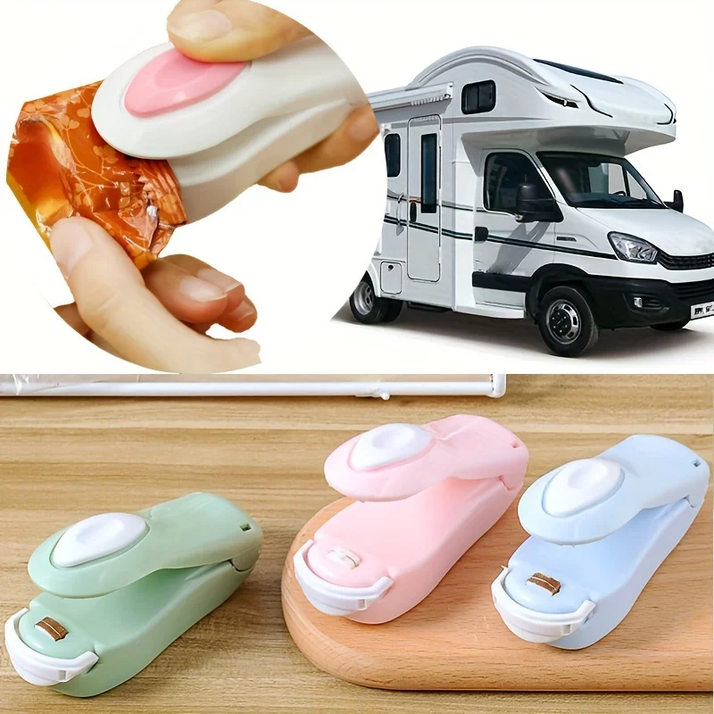 1PC Portable Handheld Heat Sealing Machine Suitable for Food, Snacks, and Plastic Bags - Convenient To Use, Suitable for Home