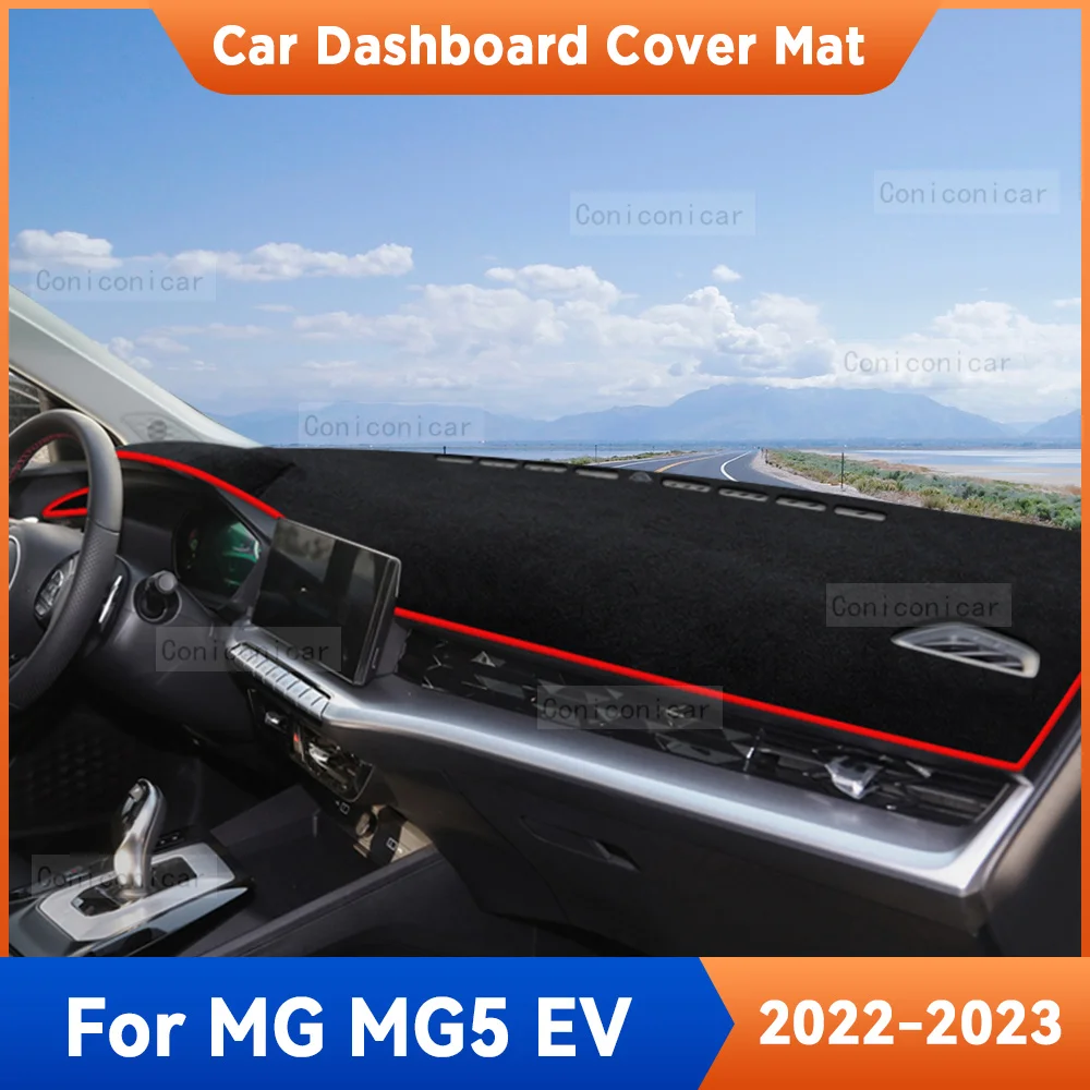 

Коврик для приборной панели MG MG5 EV 2022 2023, Солнцезащитный коврик, анти-УФ аксессуары для салона, защитные коврики