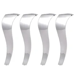 4Pcs Stainless Steel Shiny Gold Furniture Bath Tea Coffee Stool Bar Sofa Chair Leg 68CM Legs Feet S Snake European