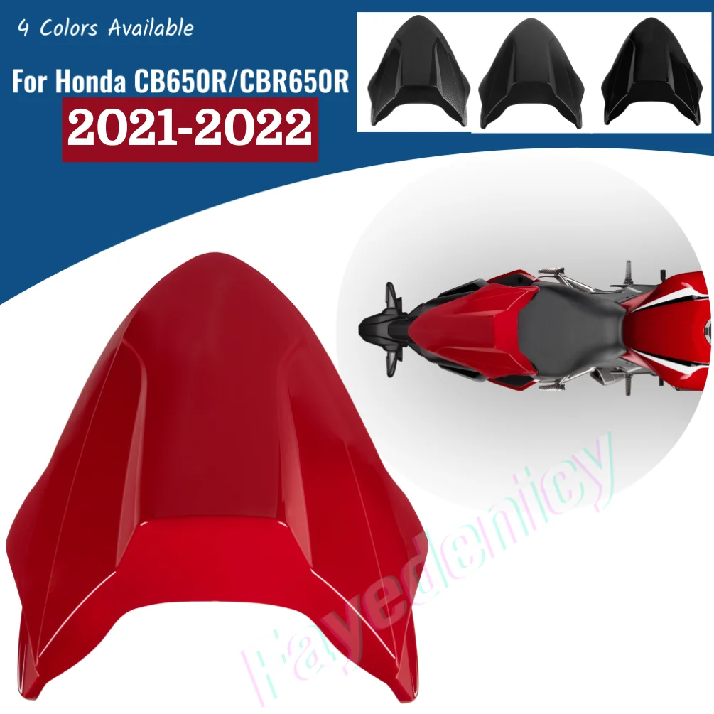 

For Honda CB650R CBR650R 2021-2023 Rear Passenger Pillion Seat Cover Cowl Motorcycle Fairing CB CBR 650R CB650 R Accessories