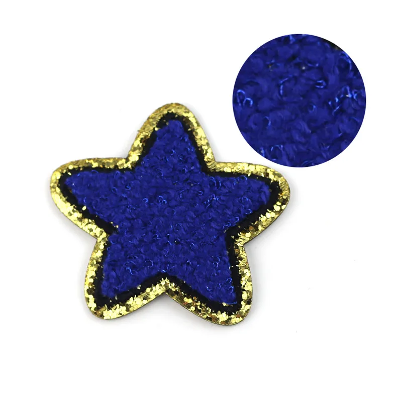 1pc Letter Patches Stickers Iron On Chenille Embroidery Patches Alphabet Rainbow Lightning Airplane Applique Clothing Stickers 