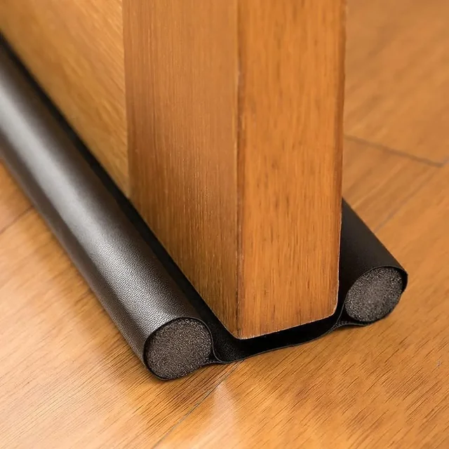 1x Windproof Seal Strip Draught Excluder Stopper Door Bottom Guard Double Protector Doorstop Dustproof Blocker Sealer Soundproof 1