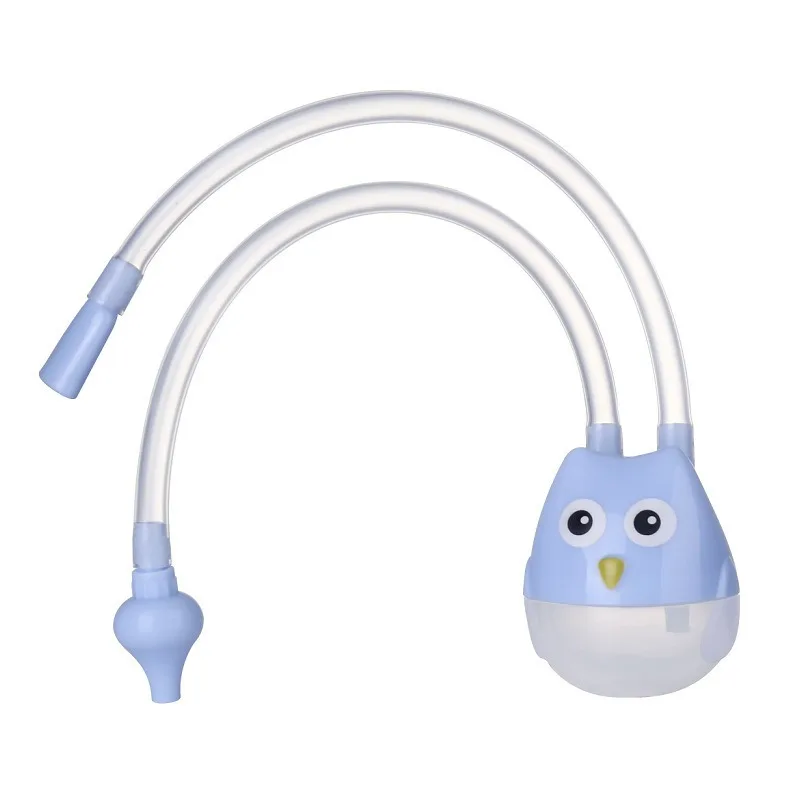 Newborn Baby Nasal Aspirator Mouth Suction Type Nasal Absorption Cleaner for Infant Anti-reflux Silicone Booger Suction Pipe New