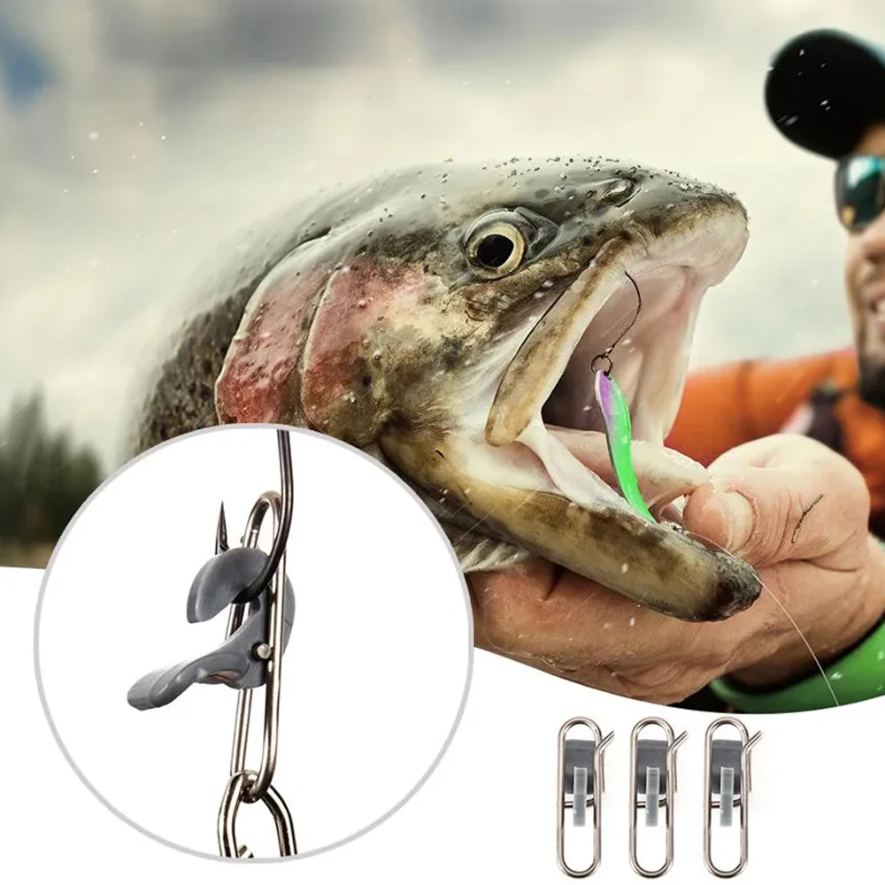 Hookbait Release Clips Sea Fishing Impact Bait Clips Outdoor Fishing Hook Decoupling Swivel Shank Clip
