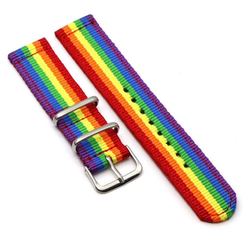 Versatile Nylon Watch Strap in Solid Colors