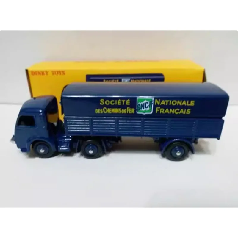 Jouet vintage 910U Vintage 1952 Dinky toys 32AB France Panhard Movic SNCF + Remorque Bleu 1:55 - Jeux & Jouets