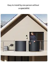 Nouveau! Panneau solaire flexible 480W pour balcon, IP67, efficacité 17,55%, V, pour camping-car 12V/24V, bateau, utilisation hors réseau 3