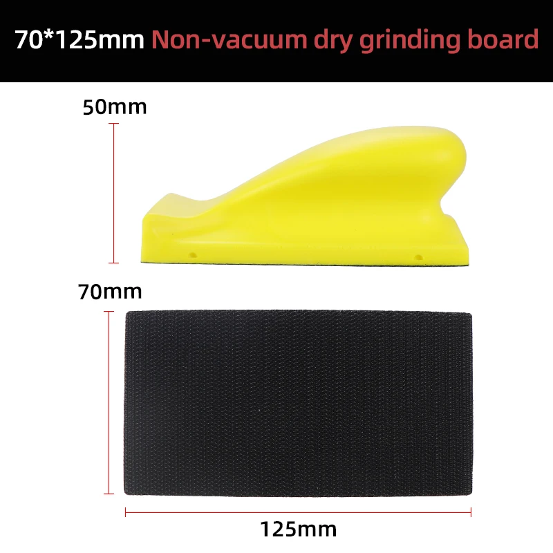 HIFESON 5/6 cala Mini okrągły blok szlifierski mysz tarcza szlifierska papier ścierny narzędzie podkładka nakładka polerska ręczny blok szlifierski pianka PU