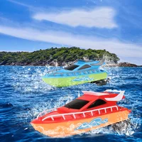 Speed RC Boat Ship RC Boat Remote Control Boats Electric Waterproof Model Ship Sailing Toys for Children Toy Red 2